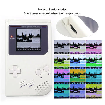 HISPEEDIDO For GameBoy DMG V5 IPS High Brightness Backlight LCD Ultra kits RIPS IPS LCD screen Mod For Game Boy DMG Classic menu Apsilon