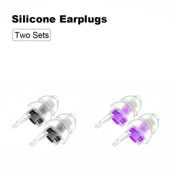 HUAK High Fidelity Silicone Ear Plugs for Noise Cancelling Washable Reusable Musicians Motorcycles Sleeping Work, Study, Swim Apsilon