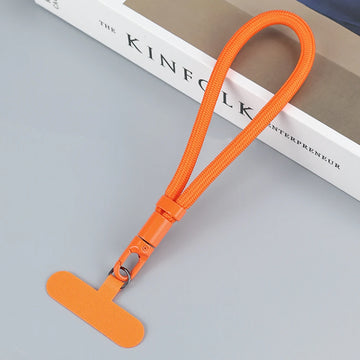 Universal Adjustable Mobile Phone Lanyard Short Wrist Strap with Self-locking Anti-drop Design Durable Polyester Phone Strap Apsilon
