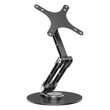UPERFECT VESA Monitor Desk Mount Single Monitor Stands Freestanding Fits 12'' to 22'' Computer Screen with Height Adjustable Apsilon