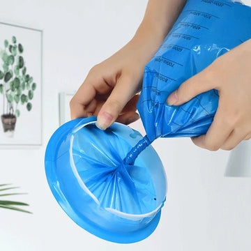 5-25Pcs 1000ML Portable Disposable Travel Car Airplane Motion Sickness Nausea Vomit Cleaning Bag Clean Eco-Friendly Plastic Bag Apsilon
