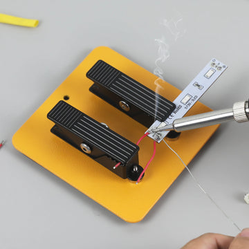 NEWACALOX Magnetic PCB Circuit Board Repair Clip Aluminum Alloy Welding Wire Fixture Mini Soldering Helping Hand AccessorieTool Apsilon
