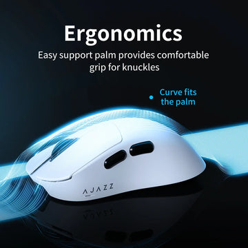 AJAZZ Wireless Gaming Mouse 3 Model With Magnetic Attraction Charging Base PAW3311 Sensor 12000 DPI For PC Laptop AJ179 V2/MAX Apsilon