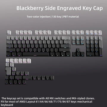133 Keys Double Shot Shine Through Keycaps Strawberry Pink Side Print PBT Keycaps Cherry Profile for MX Switches Gaming Keyboard Apsilon