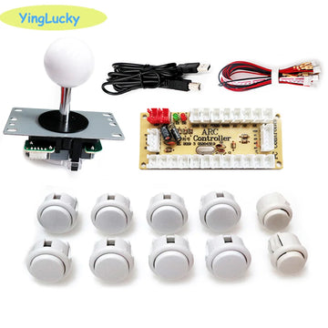 Arcade 2 Player Zero Delay Kit Mando Arcade Usb Encoder To Pc Rasberry Pi SANWA Push Button Joystick Usb Arcade Cabinet Apsilon