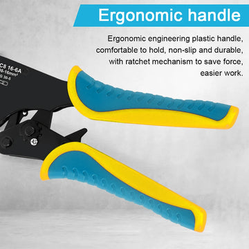 Ferrule Crimping Tool Kit, Wire Ferrule Crimper Plier Kit,Hexagonal Crimpers (0.08-16mm²/AWG28-5) for Wire Ferrules Connectors Apsilon