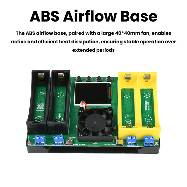 4 Channel 18650+21700 Battery Capacity Resistance Tester Automatic Charge and Discharge Module Electronic Load Tester Apsilon