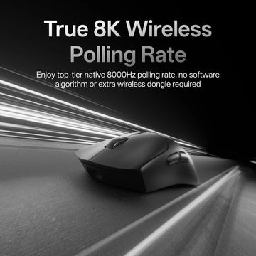 Rapoo VT7 MAX /VT7 Wireless Gaming Mouse True 8K Wireless Polling Rate 53g Lightweight Up to 750Hr Battery Life Apsilon