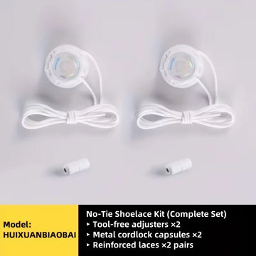 6pcs Set/1 Pair No-Tie Shoe Locks - Rotating Buckles for Sports and Outdoor Shoes - Unisex Quick-Adjust Design - Pre-Installed Apsilon