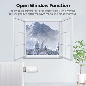 AVATTO ZigBee3.0 Thermostat Radiator Actuator Smart TRV Thermostatic Valve Controller Works With Tuya Alexa Google Home Alice Apsilon