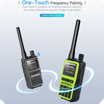 BAOFENG UV-5R Mini Walkie Talkie Multi Band Bluetooth Programming Wireless Copy Frequency 999CH Type-C Long Range Two Way Radio Apsilon