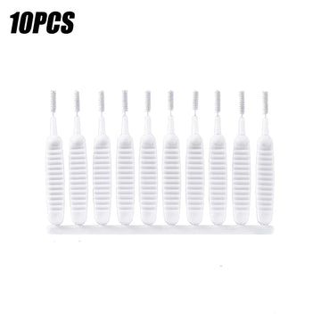 10-500PCS Shower Cleaning Brush Bathroom Micro Nylon Brush Nozzle Anti-blocking Cleaning Tools Bathroom Accessories Apsilon