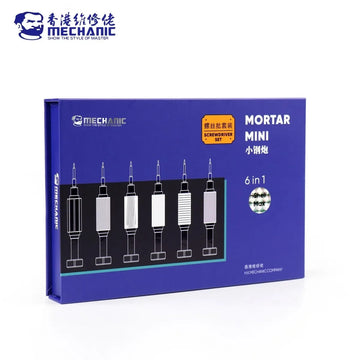 6in1 Mechanic IShell MAX High Hardness Precision Screwdriver Plum blossom cross for IPhone bottom Internal disassembly tools Set Apsilon
