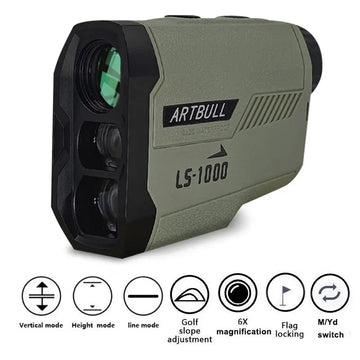 ARTBULL Golf Laser Rangefinder 1000M 650M Telescope with Flag-Lock Slope Pin Distance Meter for Hunting Monocular Apsilon