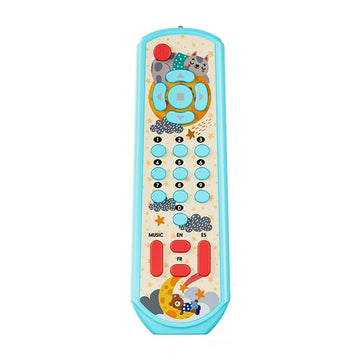 Infant Simulation TV Remote Control Toys with Music and Light Musical Baby Toy Sensory Remote Kids Baby Toys for 1 2 3 Years Old Apsilon