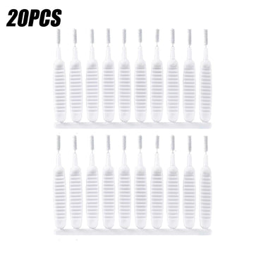10-500PCS Shower Cleaning Brush Bathroom Micro Nylon Brush Nozzle Anti-blocking Cleaning Tools Bathroom Accessories Apsilon