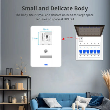 Zemismart Smart Energy Meter Zigbee Monitor Electric Sensor Measure Work with Tuya App Supports Homey and Smartthings Apsilon