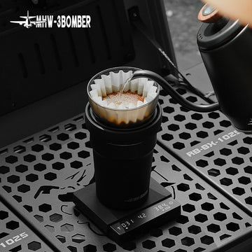MHW-3BOMBER Digital Kitchen Coffee Scale High Precision Cyclic Rechargeable Espresso Electronic Scale Home Barista Accessories Apsilon