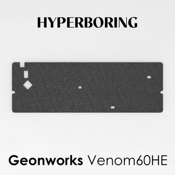Geonworks Venom 60HE Keyboard Plate 6.25u 7u in FR4 Aluminium CF Sound Foam Pack Apsilon