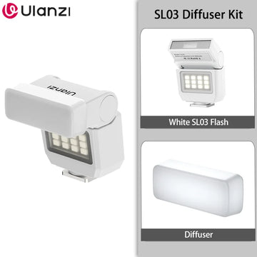 Ulanzi SL01 SL02 SL03 Mini Camera Flash Light SpeedLite GN8 6500K for Canon Sony Nikon Camera DSLR Vlog Live Outdoor Photography Apsilon