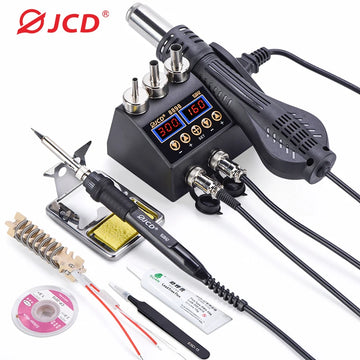JCD 750W 2 in 1 Soldering Station LCD Digital display Welding Rework Station for cell-phone BGA SMD IC Repair Solder tools 8898 Apsilon
