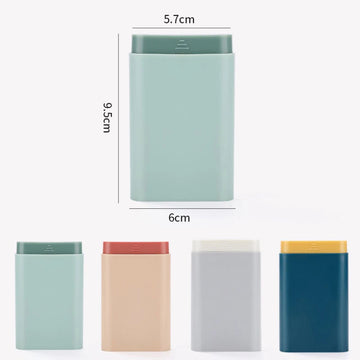 Mini Small Portable Travel Vitamin Box Pill Cases Container Organizer Storage Tablet 7 Days 6 Grids Medicine Fish Oils Apsilon