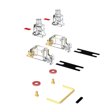 DUROCK Stabilizer V2 Screw-in Stabilizers PCB Mount Keycap Stabilisers Screw in Mechanical Keyboard Space Bar Stabs Apsilon