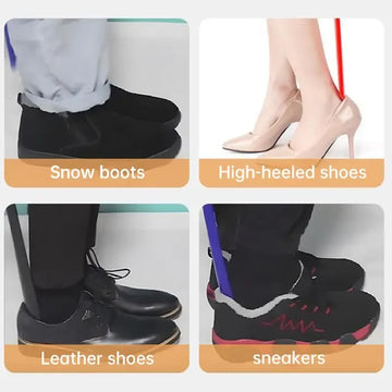 1pc Extra long flexible plastic shoe horns do not require bending durable shoe spoons for pregnant women wearing shoe assistants Apsilon