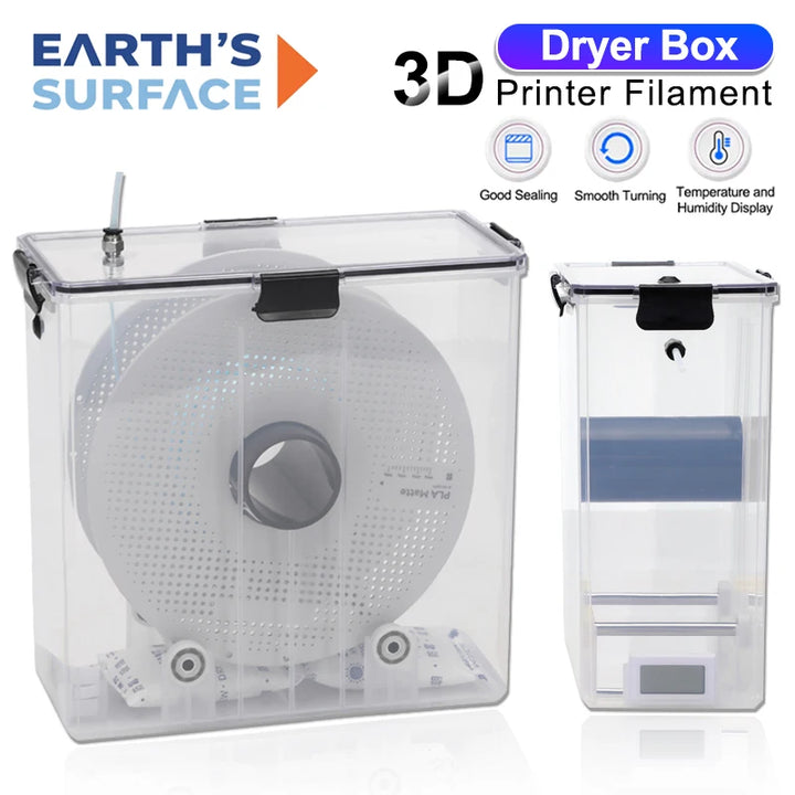 3D Printer Filament Dry Box Storage Hot-Air Heating Storage Printing Material Holder Moisture-Resistant for Filaments Dryer Box Apsilon