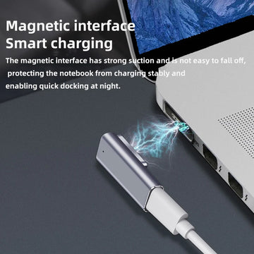 USB Type-C Magnetic PD Adapter for Magsafe 1 2 MacBook Air Pro LED Indicator 100W Fast Charging Magnetic Plug Adapter Apsilon
