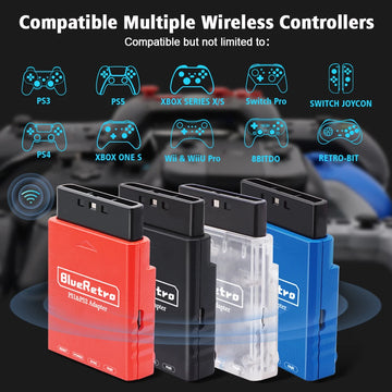 RetroScaler BlueRetro Wireless Game Controllers Adapter For PSX PS1 PS2 to Ipega 9076 PS4 PS5 Nintendo Switch Game Contorller Apsilon