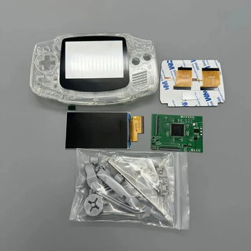 GBA IPS LCD No Cut Shell Required Easy to Install 2.9" IPS High Brightness LCD and Shell Kit for Gameboy Advance GBA Apsilon