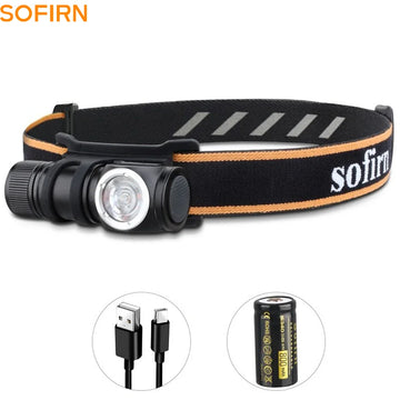Sofirn HS10 USB C Rechargeable Mini 16340 Headlamp 1100lm TN3535 90CRI Angle Flashlight TIR Optics with Magnet Tail 2 Groups Apsilon