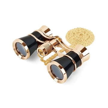 Opera Glasses Binoculars Metal Body With Chain/handle Theater Telescope Women Girls Optical Design Gift Retro Binoculars Apsilon