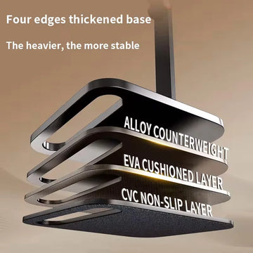 Portable Monitor Stand for 12”- 17.3" 360° Adjustable Swivel Bracket Tablet Holder Compatible with Tablet Desktop Clamp Stand Apsilon