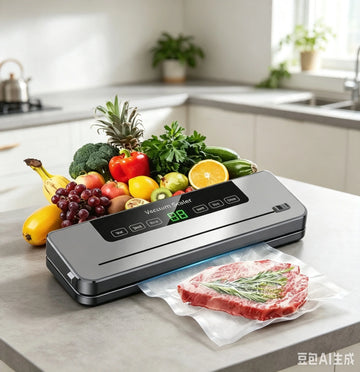 High Quality Electric Custom Kitchen Vacuum Sealer Machine Professional Home Easy Use Low Noise Vacuum Food Sealer with Cutter Apsilon