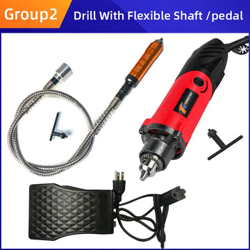 TUNGFULL Dremel Drill Engraving Tool 500W Engraving Drill Electric Drill 220v Mini Drill Tools Variable Speed For Polishing Apsilon