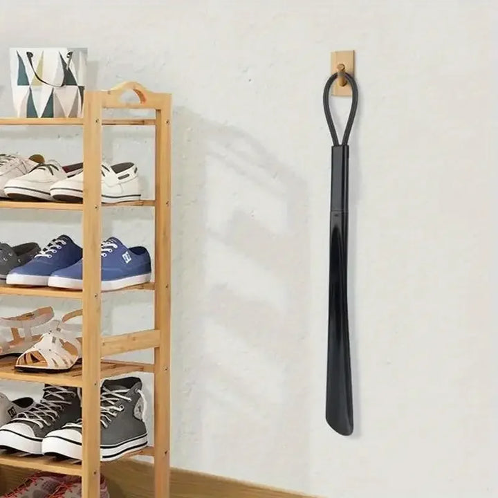 1pc Extra long flexible plastic shoe horns do not require bending durable shoe spoons for pregnant women wearing shoe assistants Apsilon