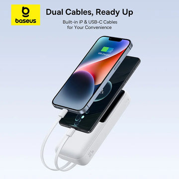 Baseus Power Bank 20000mAh PD 22.5W Fast Charging Phone External Battery Powerbank Charger for Xiaomi Poco iPhone Samsung iPad Apsilon