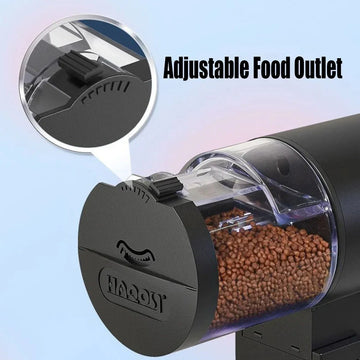 Automatic Fish Feeder With Timer IP66 Waterproof Auto Fish Tank Feeder 100ml Capacity Food Dispenser For Fish/Turtle Apsilon