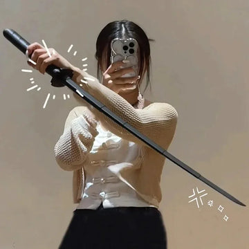 1/2/3PCS 3D Printed Gravity Straight Out Telescopic Samurai Stress Relief Toy Stretchable Cos Props Creative Folding Katana Gift Apsilon