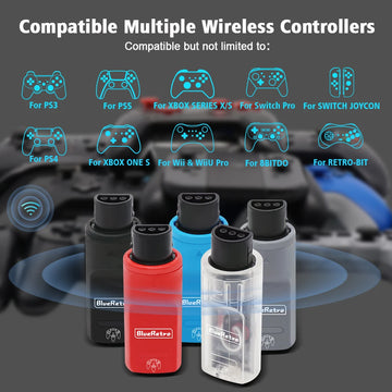 RetroScaler BlueRetro Wireless Game Controllers Adapter for Nintendo 64 Console to PS3 PS4 PS5 8bitdo Ultimate Game Contorllers Apsilon