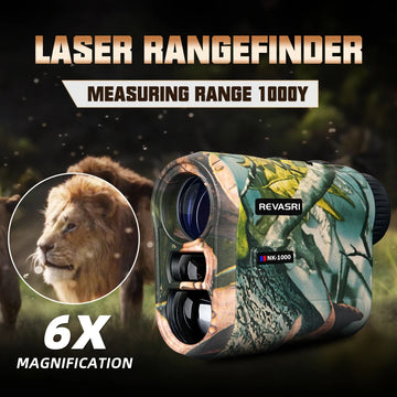 REVASRI Laser Rangefinder 1000M Hunting Range Finder with Type-C Rechargeable Outdoor Target Acquisition Technology Monocular Apsilon