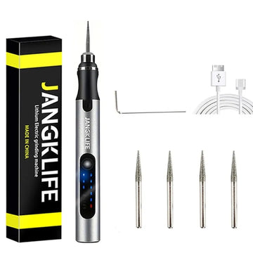 JANGKLIFE USB Cordless Rotary Tool Kit Woodworking Engraving Pen DIY For Jewelry Metal Glass Mini Wireless Drill Apsilon