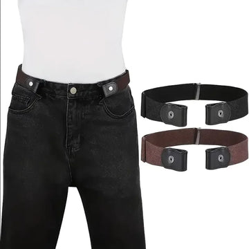 Traceless Invisible Elastic Belt Women's Belt Jeans Pants Men's Elastic Belt Apsilon