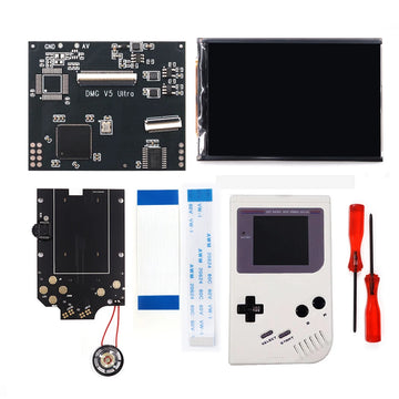 HISPEEDIDO For GameBoy DMG V5 IPS High Brightness Backlight LCD Ultra kits RIPS IPS LCD screen Mod For Game Boy DMG Classic menu Apsilon