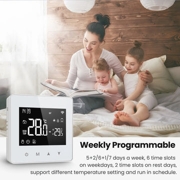 AVATTO WiFi/ZigBee Smart Thermostat,Low Power Battery Water Gas Boiler Temperature Controller For Tuya Alexa Google Home Alice Apsilon