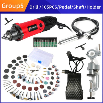 TUNGFULL Dremel Drill Engraving Tool 500W Engraving Drill Electric Drill 220v Mini Drill Tools Variable Speed For Polishing Apsilon