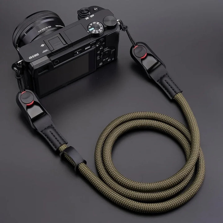 Quick Release Round Rope Camera Strap Fast Detachable Shoulder Strap for DSLR Mirrorless Camera Adjustable Camera Neck Strap Apsilon