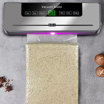 High Quality Electric Custom Kitchen Vacuum Sealer Machine Professional Home Easy Use Low Noise Vacuum Food Sealer with Cutter Apsilon
